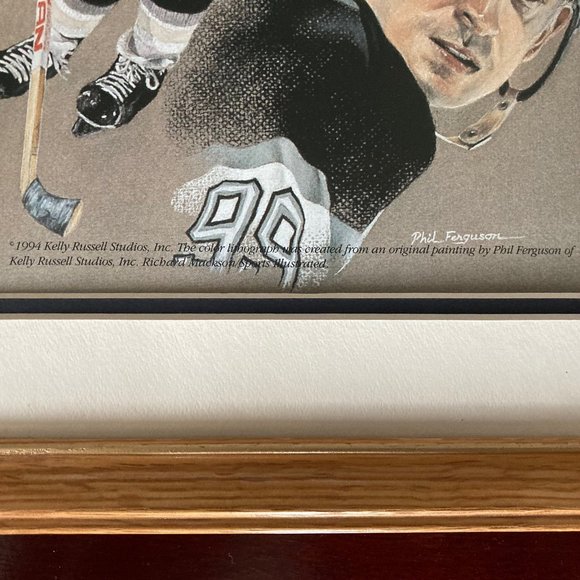 Wayne Gretzky Limited Edition Lithograph & Card Collage, Kelly Russell Studios - Picture 5 of 5